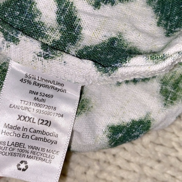 Time and Tru ikat print maxi dress size 22 with pockets - Picture 9 of 9